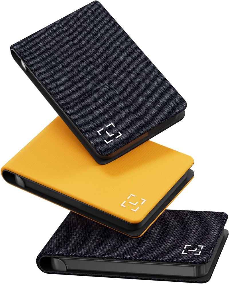 Ledger فوليو مغناطيسي Nano Gen5 لمحفظة العملات الرقمية مع شاشة تعمل باللمس (لون الباذنجان الحفلي) - Image 3